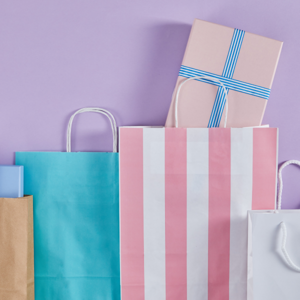 Paper bags for shopping and markets