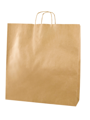 XXL Brown Paper Bags with Twisted Handles