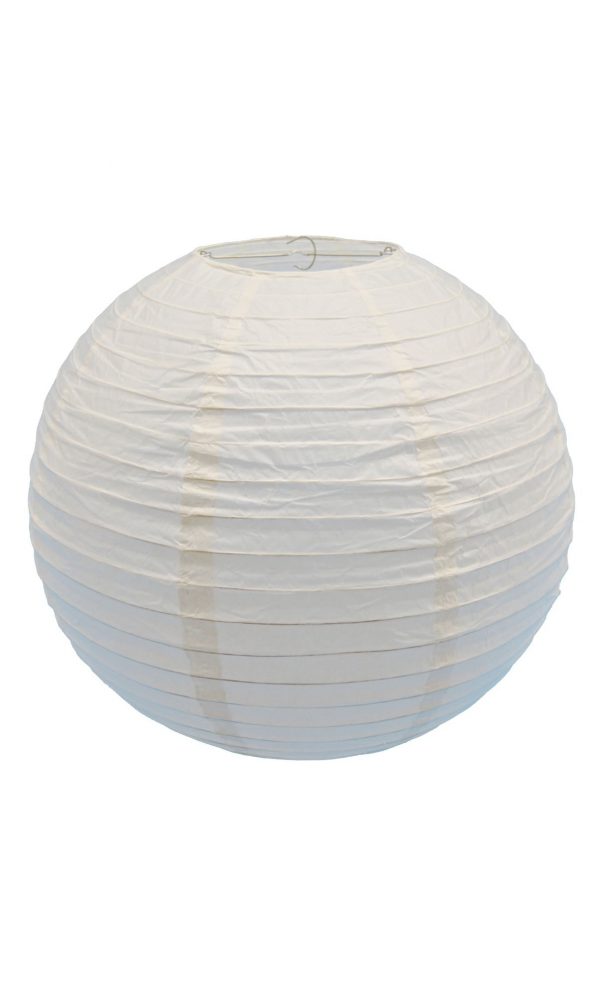 Ivory Chinese Paper Lantern - 16 Inch