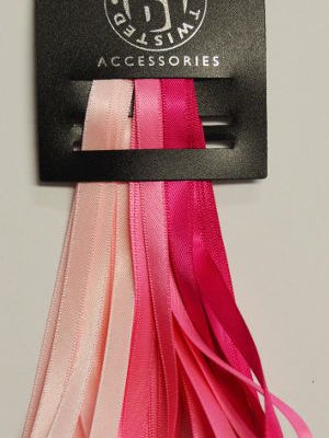 3 Satin Ribbon Pack Light Pink/Hot Pink/Magenta