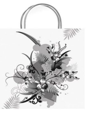 White Beau Luxury Gift Bag - Size Medium
