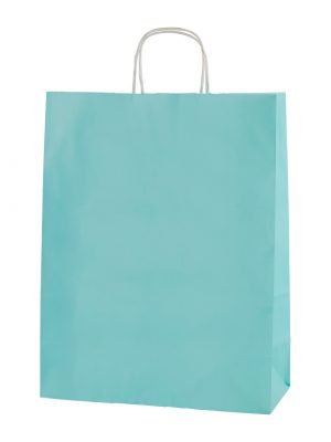 Light Blue Paper bags for markets