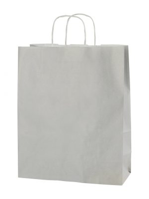 Large grey Paper Bags with Handles