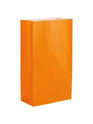 Orange Paper Party Bag