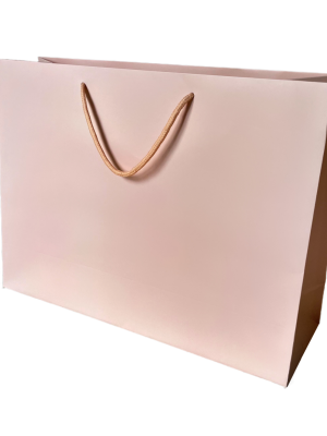 large light pink gift bag